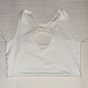 Lululemon Bend This Way Scoop and Cross Bra - White Size L/XL
